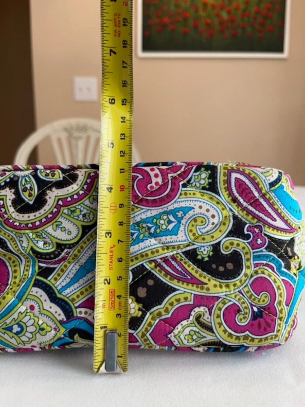 VERA BRADLEY | Bella Paisley Silk Quilted Handbag - Picture 10 of 13